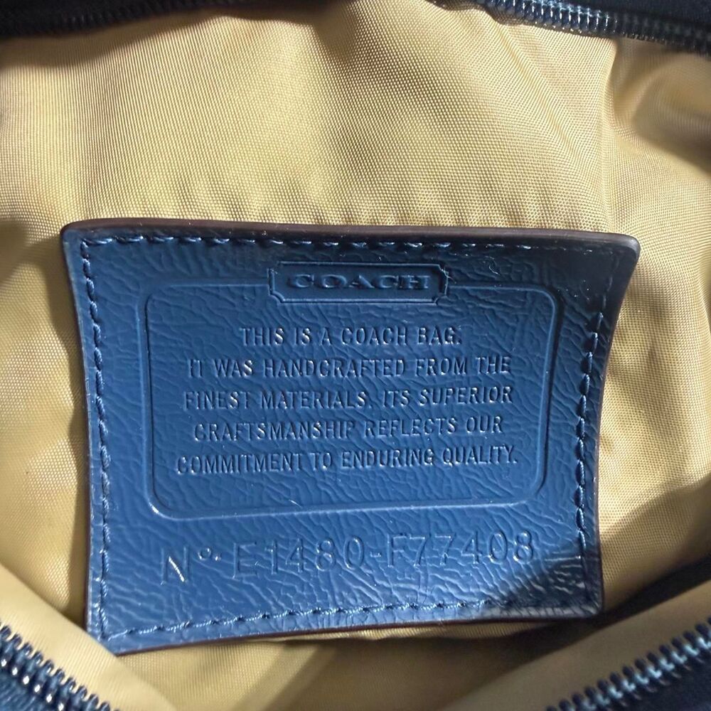 Coach Women's Blue Bag - Picture 6 of 8